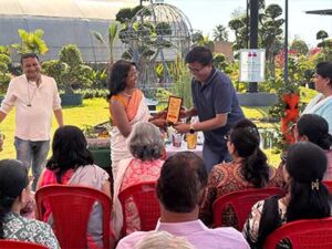 Felicitation for Organic  Awareness